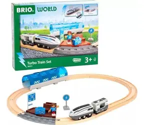 BRIO Vlaková sada s turbo vlakem / od 3 let