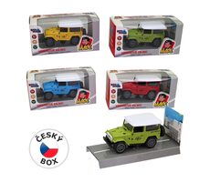 MaDe 14849 Auto Jeep kovové, na zpětný chod / 9,5, x 4,6 x 5 cm / od 3 let