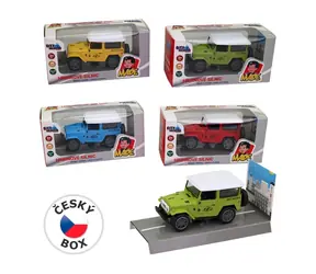 MaDe 14849 Auto Jeep kovové, na zpětný chod / 9,5, x 4,6 x 5 cm / od 3 let