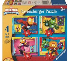 Ravensburger Iron Man a jeho úžasní přátelé / 4v1 / od 3 let