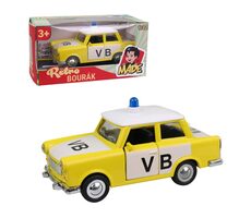 MaDe Auto Trabant-policejní, kovový / 12 cm / od 3 let