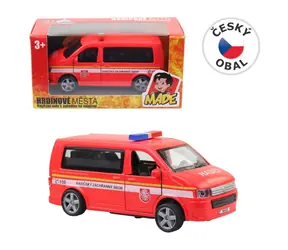 MaDe Auto hasičská dodávka, CZ design i box / od 3 let
