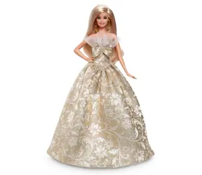 Mattel JBH95 Barbie - Vánoční panenka blondýnka 2025 / od 3 let 