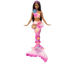 Mattel JDM73 Barbie Dreamtopia - Kouzelná květinová mořská panna - tmavovláska / od 3 let 