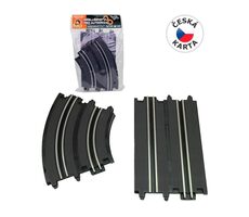 MaDe 21560 Autodráha náhradní díly 4 ks / 1:43 / od 3 let