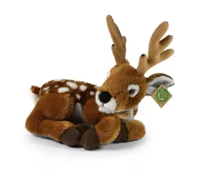 RAPPA Plyšový daněk 28 cm / ECO-FRIENDLY / od 0 let