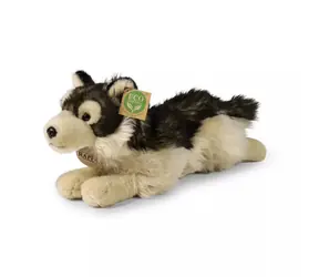 RAPPA Plyšový vlk ležící 32 cm / ECO-FRIENDLY / od 0 let