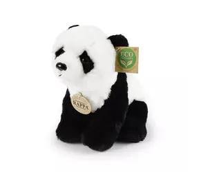 RAPPA Plyšová panda sedící 23 cm / SOFT COLLECTION / od 0 let