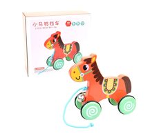 MaDe 20367 Dřevěné tahadlo kůň / 16 cm / od 3 let