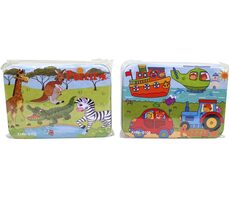 MaDe Dřevěná hra  puzzle / 17 x 12 x 3 cm / od 3 let