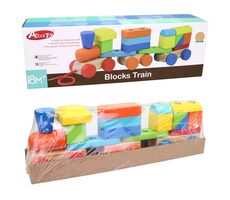 MaDe Dřevěné tahadlo vláček / 35 cm / od 18 měsíců