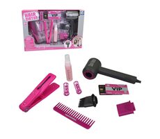 MaDe 21025 Fén s příslušenstvím černý / od 3 let