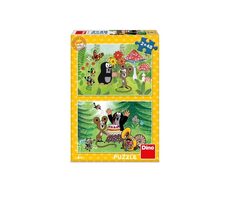 Dino Puzzle Krtek: Oslava / 2x48 dílků / od 4 let