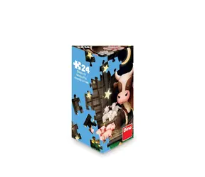 Dino Puzzle triangl Zvířátka na farmě / 24 dílků / od 4 let