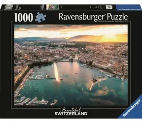 Ravensburger Západ slunce v srdci Ženevy / 1000 dílků / od 14 let