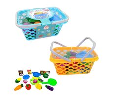 MaDe 14987 Kempingový košík s příslušenstvím / 25 x 17 x 12 cm / od 3 let