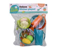 MaDe 17728 Souprava kuchyňská 17 ks / 28 x 30 x 7,5 cm / od 3 let