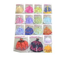 MaDe 59728 Šaty plesové pro panenku 21 druhů - mix / 26 cm / od 3 let