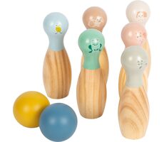 small foot Dřevěné kuželky Garden Buddies / od 3 let