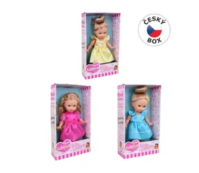 MaDe 00892 Panenka princezna v boxu / 27 cm / od 3 let