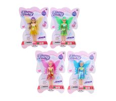 MaDe 16820 Panenka víla 4 barvy / 15,5 cm / od 3 let