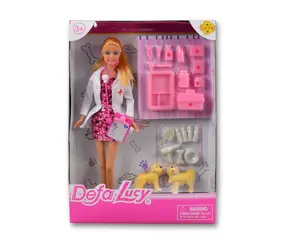 MaDe 95468 Panenka Lucy veterinářka růžová / od 3 let