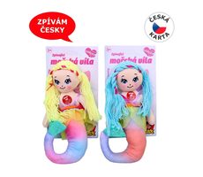 MaDe 15648 Panenka textilní mořská panna / 38 cm / od 3 let