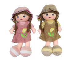 MaDe Panenka hadrová s kloboukem / 40 cm / od 3 let