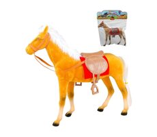 MaDe 15689 Kůň se sedlem / 35 x 32 x 10 cm / od 3 let