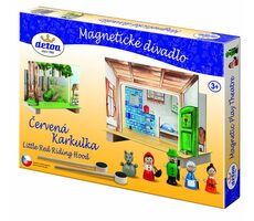 Detoa Dětské divadlo magnetické - Červená Karkulka
