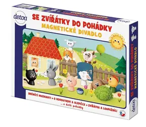 Detoa Magnetické divadlo se zvířátky do pohádky