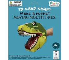 Fiesta Crafts Kreativní sada 3D loutka T. rex
