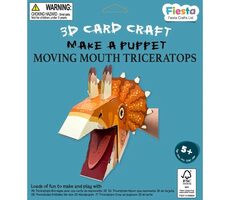 Fiesta Crafts Kreativní sada 3D loutka Triceratops