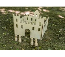 BeWooden Dřevěný hrad Panáčkovo království