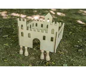 BeWooden Dřevěný hrad Panáčkovo království