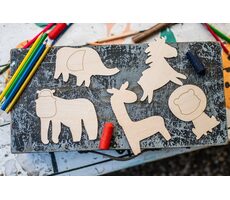 BeWooden Maluj a obkresluj - Divočina