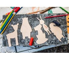 BeWooden Maluj a obkresluj - Lišárna