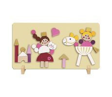 Detoa Magnetické puzzle princezny