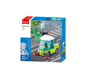 Sluban Metropolis M38-B1328A Silniční čistící vůz / počet dílků: 75 / od 6 let