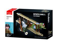 Sluban Model Bricks M38-B1293 Dvouplošník Sopwith 1.35 / počet dílků: 293 / od 8 let