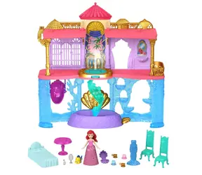 Mattel Disney Princess malá panenka ariel a královský zámek / od 3 let