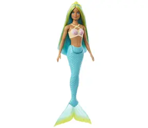 Mattel Barbie pohádková mořská panna - modrá / od 3 let