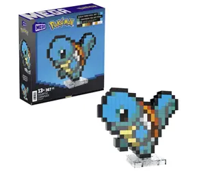 Mattel HTH77 MEGA Pokémon pixel art - squirtle / od 13 let