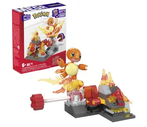 Mattel HTH86 MEGA Pokémon dobrodružství - charmander s ohnivým typem / od 6 let