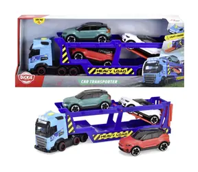 Dickie Autotransportér Volvo FH 16, 40 cm + 3 auta, světlo, zvuk / od 3 let