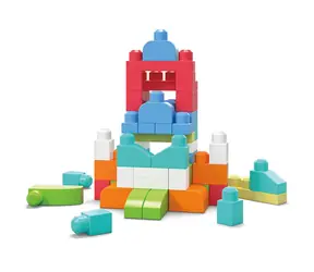 Mattel DCH54 MEGA bloks fb big building bag girls / 60 dílů / od 12 měsíců