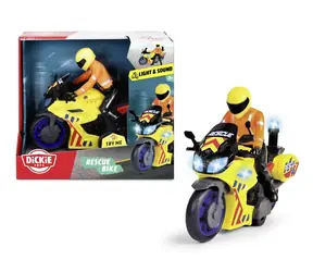 Dickie Záchranářský motocykl 17 cm s jezdcem / od 3 let