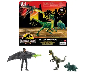Mattel Jurassic World ian malcolm s dinosaury a doplňky / od 4 let