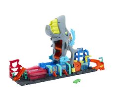 Mattel Hot Wheels city color reveal automyčka se žralokem / od 3 let