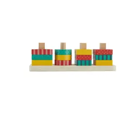 Mattel Fisher Price dřevěná skládačka tvary / od 2 let
